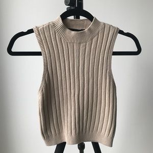 Forever 21 Beige Sweater Vest